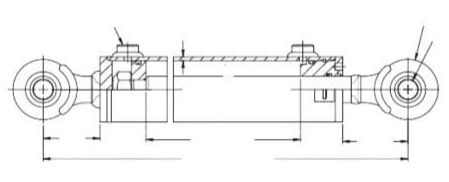 Side Link Hydrauliske cylindre Måleguide
