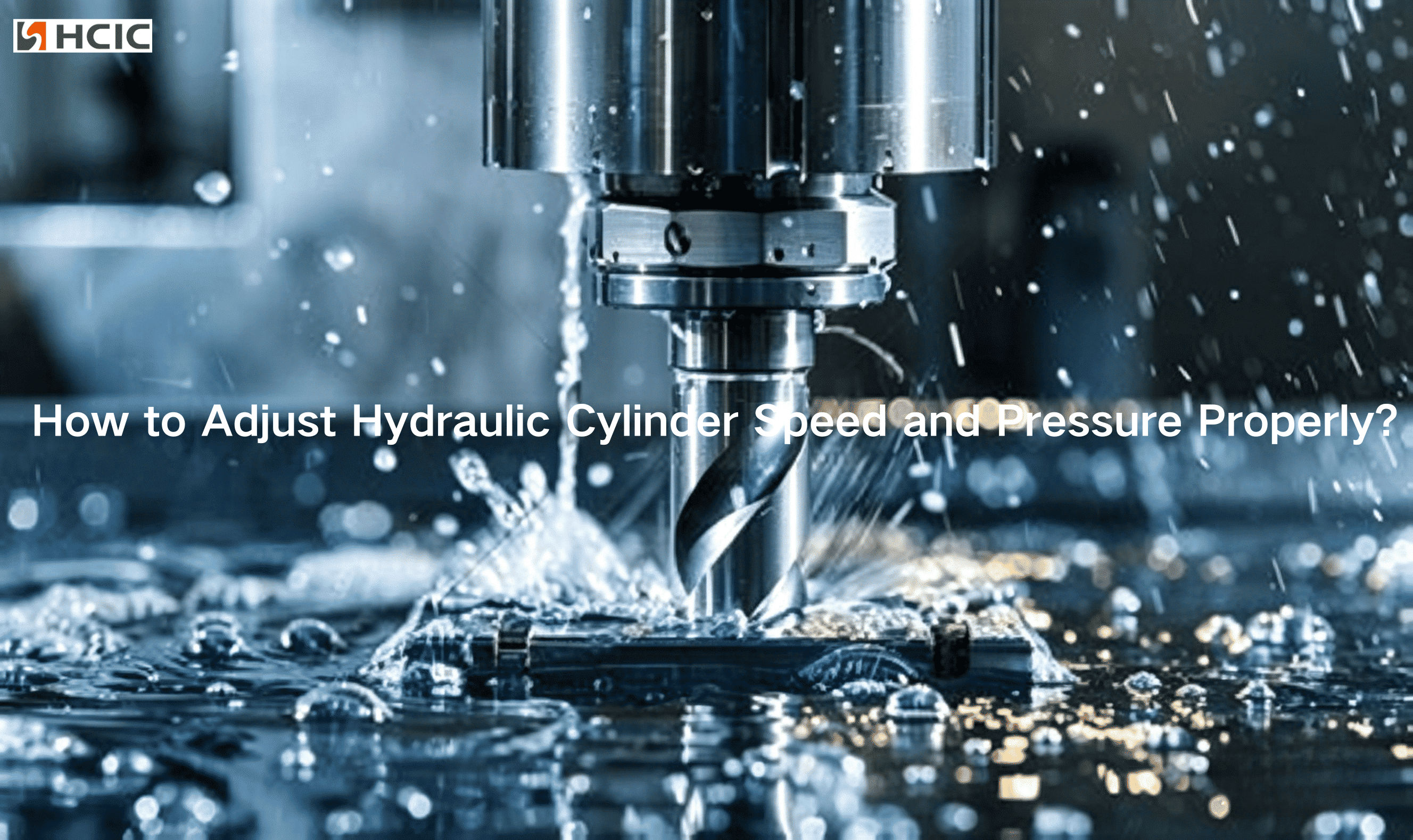 Hvordan justeres hydraulikcylinderens hastighed og tryk korrekt?