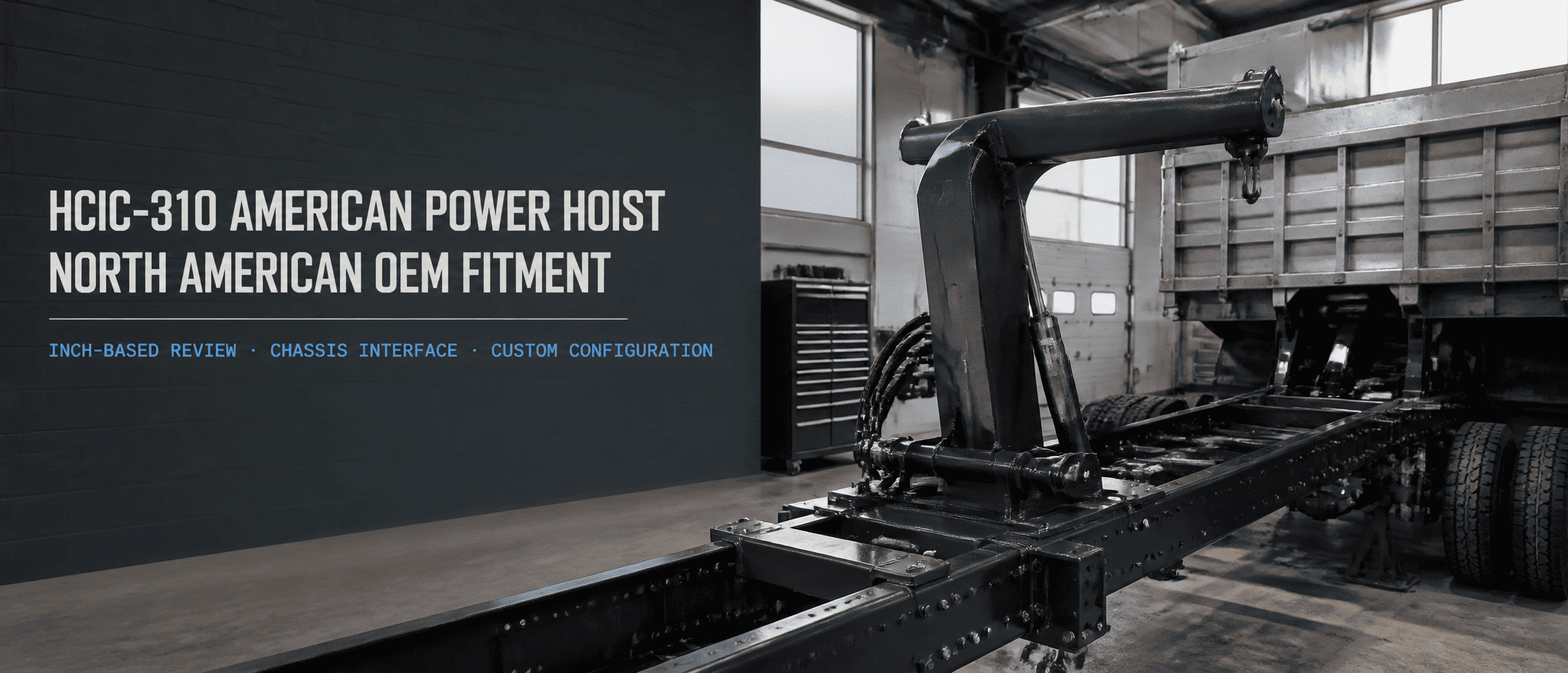 HCIC sætter inch-baseret montering i centrum af sin HCIC-310 American Power Hoist-ressource