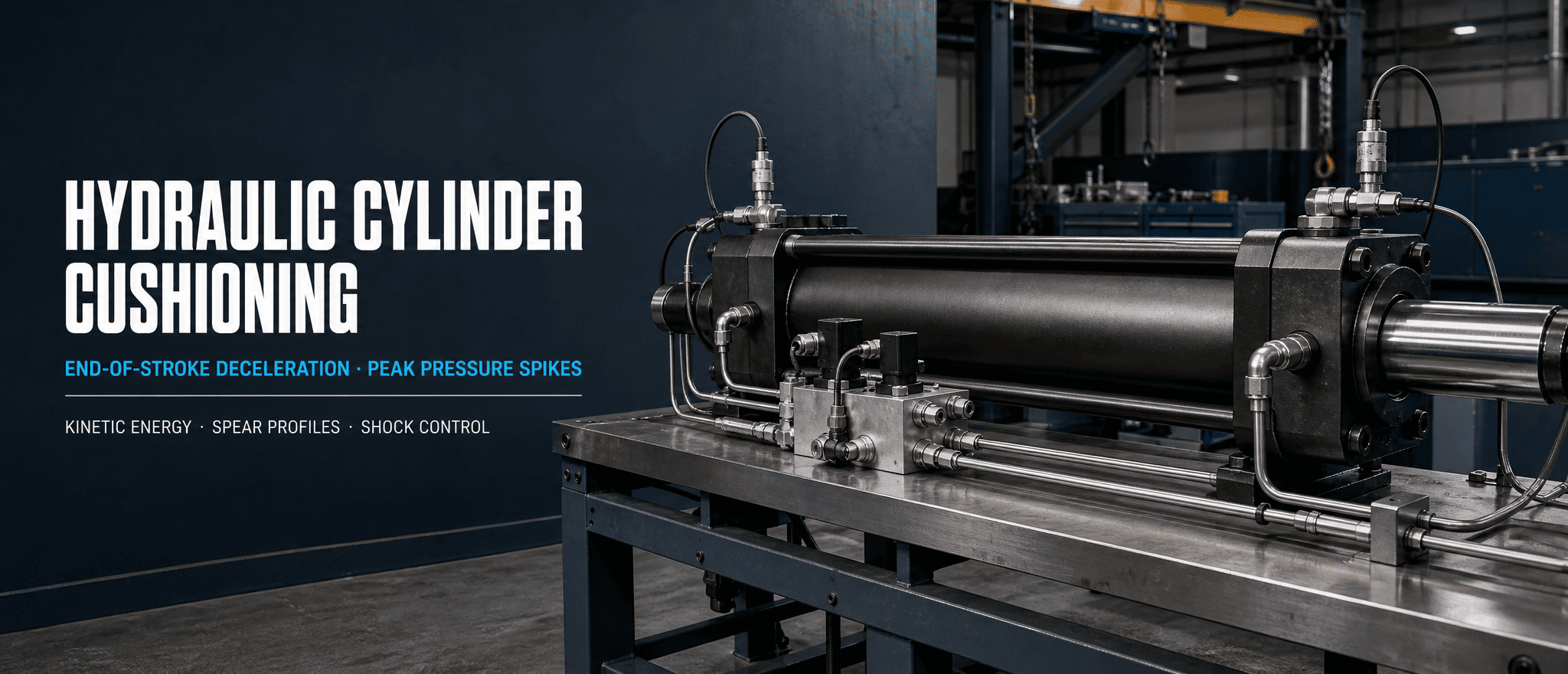 Dimensionering af hydraulisk cylinderdæmpning: Sådan kontrolleres deceleration ved slutningen af ​​slag og trykspidser