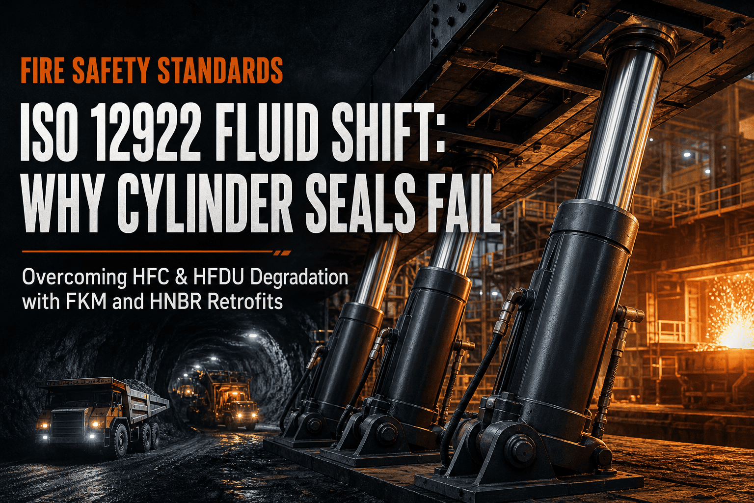 Globalt brandsikkerhedsskift: hvorfor ISO 12922 HFDU- og HFC-væsker tvinger omdesign af hydrauliske cylindertætninger