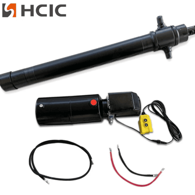 4TG-E90-1000 Trailer Hydraulisk Cylinder + Custom Power Unit Combo