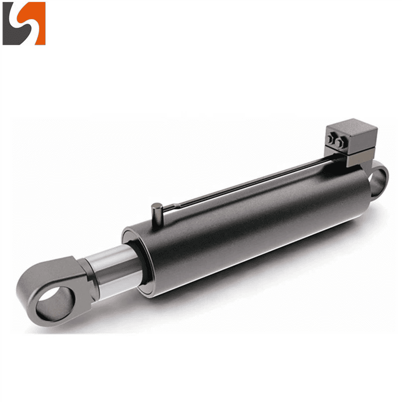 Hydraulikcylindre med kranbom