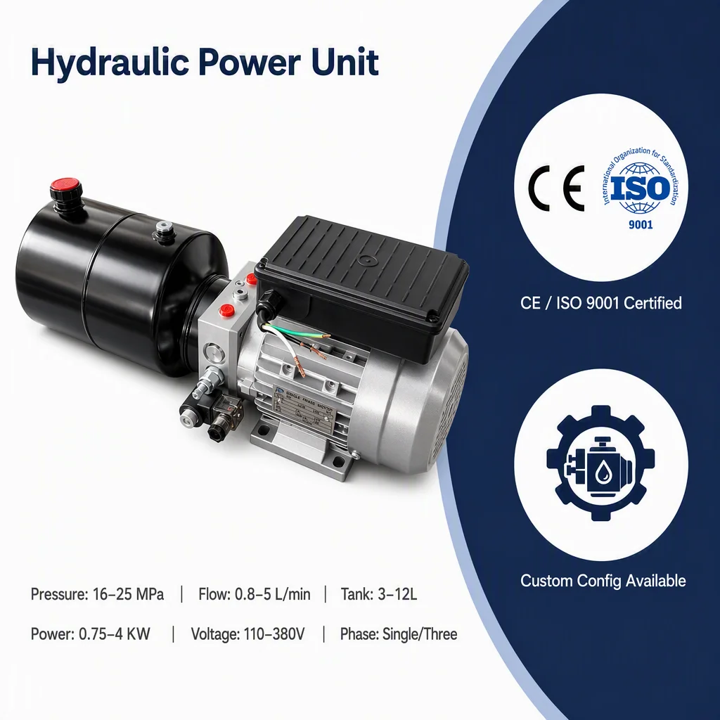 DC Hydraulisk Power Unit