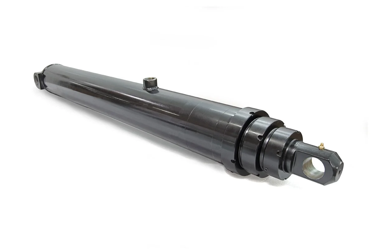 Hydraulikcylinder med dobbelt gaffel