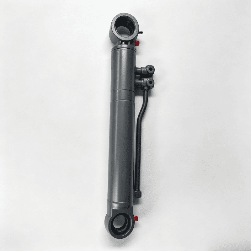 Hydraulisk skydecylinder til skraldebiler med baglæsser